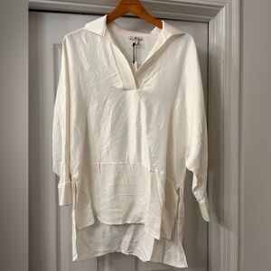 NWT Banana Republic Classic Cream Blouse